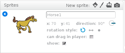 Sprite info dialog image